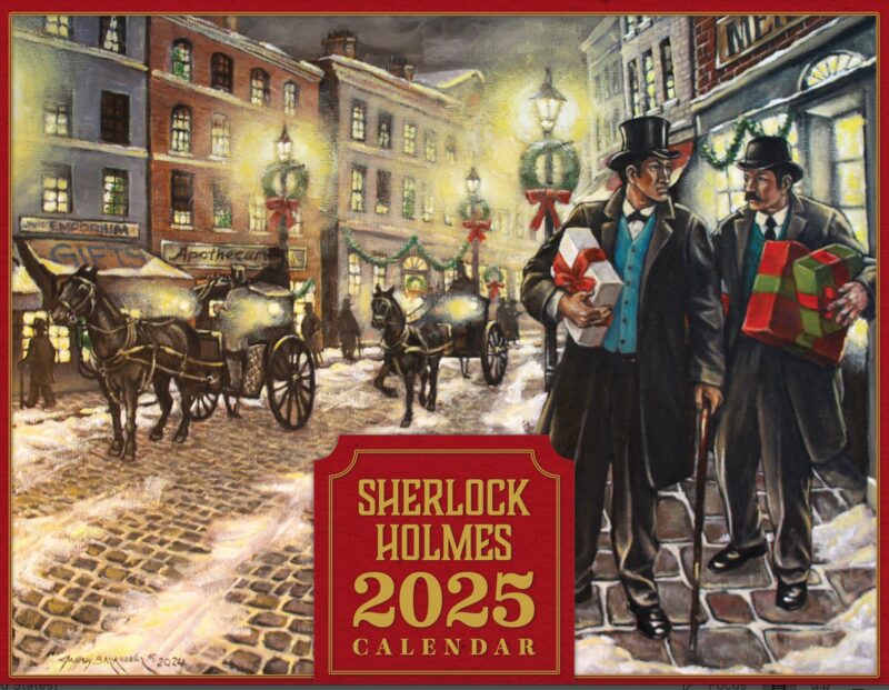 Sherlock Holmes Calendar 2025